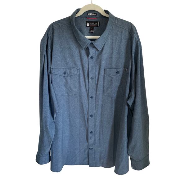 Alaskan Hardgear by Duluth Untucked Button Up Shirt Sz 3XL Standard Fit Workwear - Picture 1 of 10